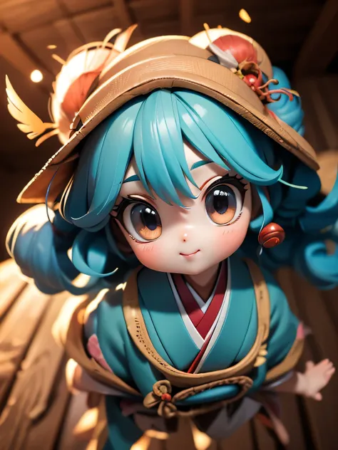 /* Abandoned Dolls */(((An old Japanese doll abandoned in the attic))),(((I open my eyes in the middle of the night))),(((floating in the air))),(((Seek out her husband with an adorable face))),(((poses that appeal to viewers))),(((emphasizes cute movement...