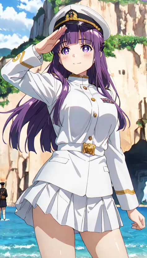 ((ultra-detailed)), (highly detailed CG illustration), (best quality:1.2), ultra-highly detailed, colorful composition, artistic photoshoot, 1girl, solo focus, cowboy shot, moe anime character, round face, rounded chin:1.2, short stature, fern, long hair, ...