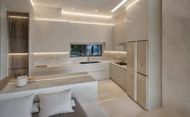 ((Wabi-sabi style)), Strip lighting,glass,interior design,interior design,Modern Design,Straight Lines,Lines,Design sense,,requires,based,masterpieces,masterpieces,
RAW image,masterpiece, based, is the best quality, A native, requires فائقة,  interior , In...