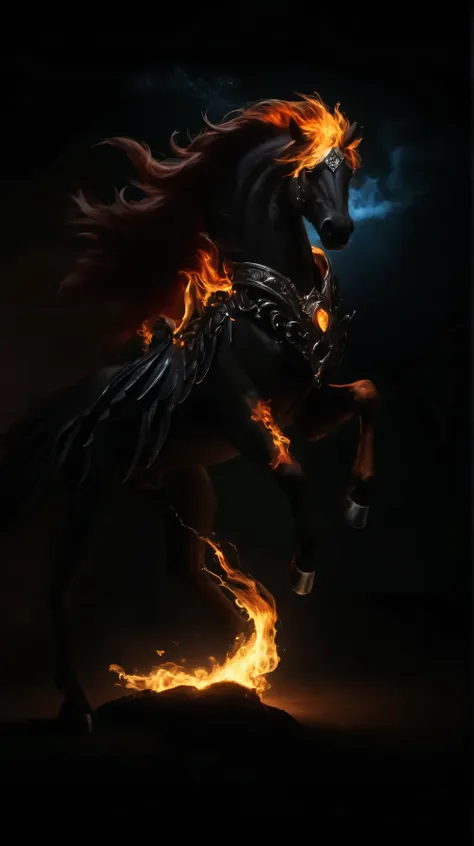 highest quality, ultra-high resolution is shown, detailed, static horse pose, front hooves on a hard surface, studio lighting, Clear shadows, hoof structure, professional shooting