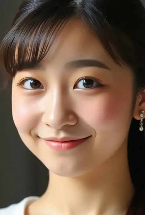 looking at viewer, beautiful skin, beautiful eyes, beautiful face, highly detailed eyes, make up, masterpiece, Super Details, Best lighting, Realistic and Realistic Pictures, high definition RAW color pictures, slightly smile, kako,