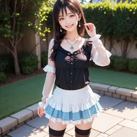 (masterpiece,best quality: 1.4),(8k,raw photo,photo realistic:1.2),shiny skin, detailed skin,detailed face,detailed eyes,Japanese idol,beautiful face,Park with flower beds,Blue Sky,Beautiful lawn,Beautiful girl,beautiful Japanese woman,Beautiful Like a God...