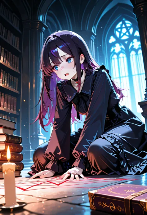 masterpiece, best quality, very aesthetic, absurdres, stylized, newest, depth of field, HDR, high contrast, sharp focus, 8k resolution, digital art, anime style, vibrant colors, smooth gradients, cinematic lighting, 1girl, solo, perspective is slightly ang...
