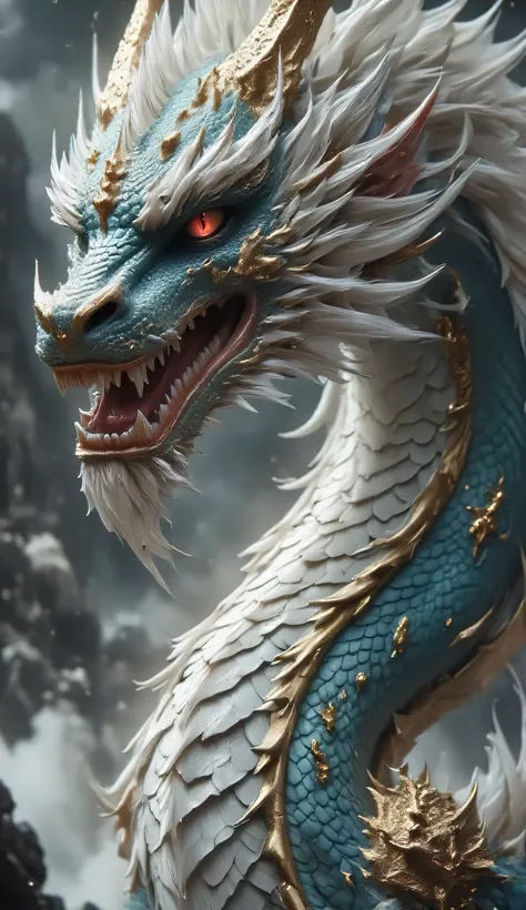 Pretend that you are a renowned manga creator and specialist in creating images of oriental dragons with shiny armor with diamond-like scales, having a certain level of transparency, with runes embedded in them, and the dragon holds a sword made in a way t...