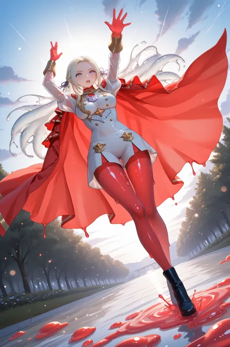See-through clothes,eyesHD,JellyGirl, transparent skin, transparent, translucent, jelly, slimegirl, liquidy, viscous 1girl, monster girl, slime girl objects in body,slime girl,transparent,translucent,See-through clothes,(adult Edelgard:1.0, sss:1.0, transl...