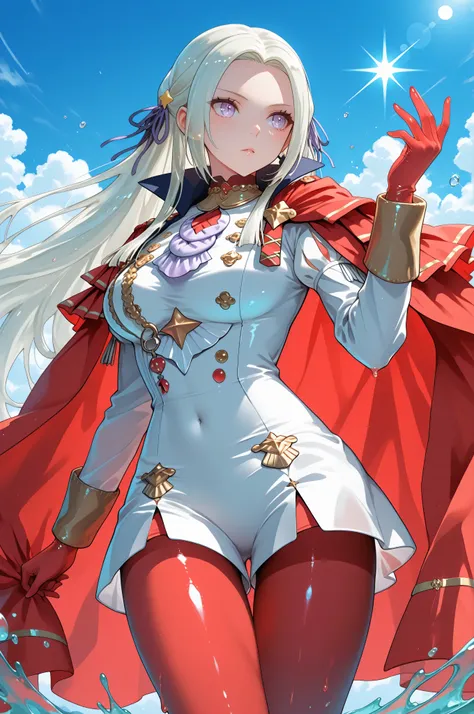 See-through clothes,eyesHD, transparent skin, transparent, translucent, slimegirl, liquidy, viscous 1girl, slime girl,transparent,translucent,See-through clothes,(adult Edelgard:1.0, sss:1.0, translucent:1.0, subsurface scattering:1.0, transparent, transpa...