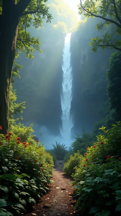 in high-definition images、Chroma V5、Bink Punk 、masterpiece、最high quality、high quality、very detailedなリアルな8k壁紙、Textured Scenery by Greg Staples、World's Most Beautiful Jungle Scenery Pictures、(Natural Scenery)、Award Winning Photos、color difference、high defin...