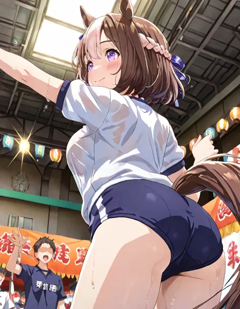 ((ultra-detailed)), (highly detailed CG illustration), (best quality:1.2), ultra-highly detailed, colorful composition, artistic photoshoot, 1girl, solo focus, thigh to top:1.2, cowboy shot:1.2, moe anime character,  round face, rounded chin:1.2, short hei...