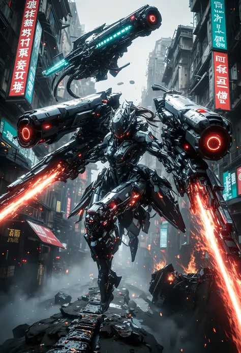 Photorealistic Live-action Real cinematic 8k footage. A battle-hardened female soldier in advanced powered exoskeleton armor, complete with wings and jet fighters, engages in an aerial duel with alien spacecraft floating around her at supersonic speeds abo...