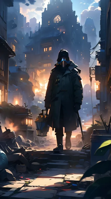 ((best quality)), ((masterpiece)), high resolution, sharp focus, (ultra detailed, highly detailed), (highly detailed CG unity 8k wallpaper), 
(((vibrant colors))), {best illustration}, 
((complete anatomy)), 5fingers, betterhand,
darkalley,
(Cloudy),　There...