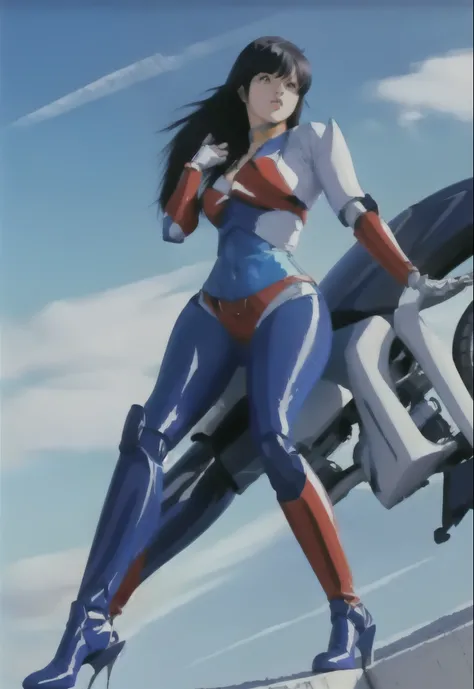 cartoon of a woman in a blue latex suit, nico robin, Tifa lockhart, boobs, wearing a tight suit, Marin Kitagawa fanart, Hyuga Hinata, anime「Speed Racer」Depicted like, 魅力的なanimeの女の子, Tifa, The King of Fighters characters, thicc, biomechanical boobs,  On Rac...
