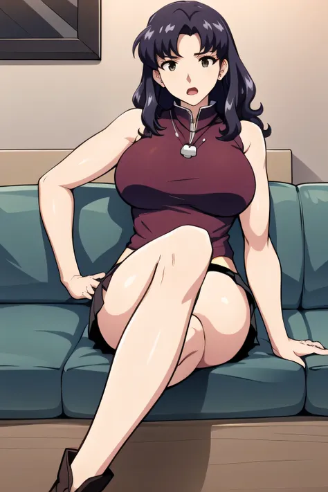 can you draw a woman in a Sailor Moon costume,Big Breasts,sleeveless woman,pleated micro mini skirt,Beautiful legs,boots,This work is 、This alone surprised me,don't prepare her face for work,yellow shirt,wearing a dark blue miniskirt and G-pants, lying on...