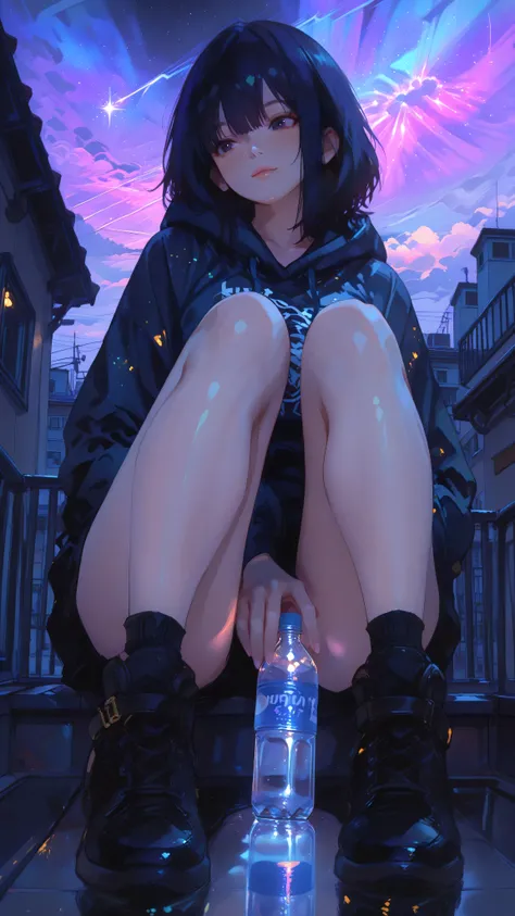748cmstyle, anime girl, full body, perfect hands according to anatomy, 5 fingers, perfect legs according to anatomy, 2 legs, 
realistic shadow quality, realistic reflection quality, Realistic light quality, masterpiece, High Quality, High Quality, High qua...