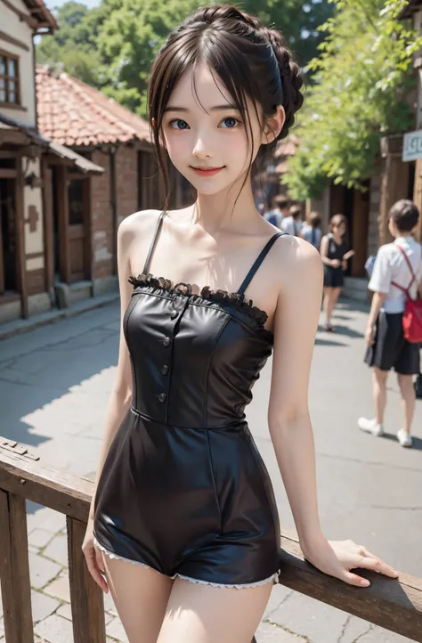 S,Thin armS,Narrow ShoulderS,delicate, official art,4K,8k, Victorian Morning , race,Smile,taken from obliquely above