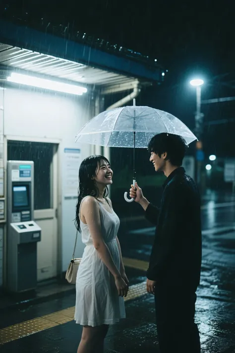 top quality,Ultra High Resolution,realistic detail,anatomically accurate,Cinematic Real 、(((((Half of the image is a woman's face)))))、Depict only from the shoulder、Women's expressions are clearly visible 、The side with the roof at the entrance next to the...