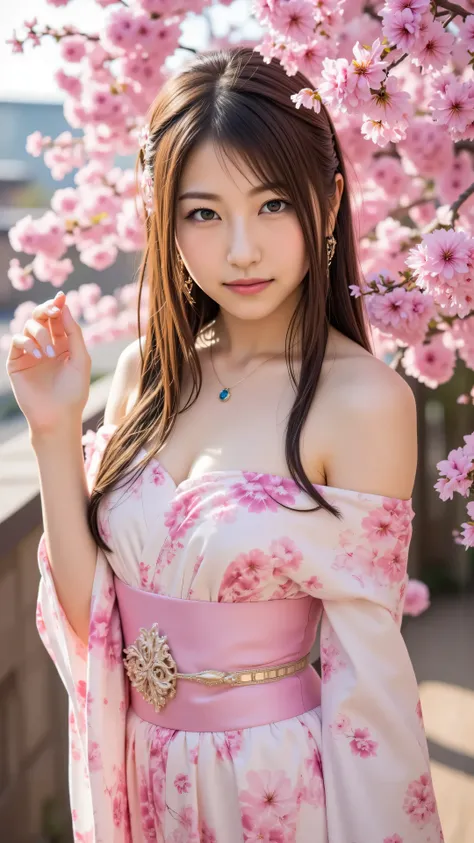 ((( Ultimate Masterpiece)))、(((top quality)))、(((Beauty Painting)))、Realistic Portraits、 8k、 beautiful woman:20 years old:accurate anatomy、 beautiful face、 beautiful hair、 Beautiful Eyes、 beautiful breasts、 beautiful body、 beautiful legs、(wearing a beautif...