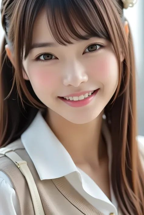       super realistic ,       photorealistic   ,    (Full body image:1.5),  She looks so happy      , shadow,           Global Illumination          , Alone, (Japanese woman in her 20s :1.5),      so beautiful、     Cute Smiles ,    Slim,    brown hair ，　be...