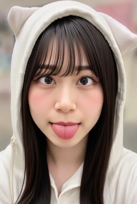 bust up composition、The expression of a girl who was completely brainwashed、Delicate hypnotic swirl pattern floating in the back of her eyes、Empty eyes with her pupils wide open、Perfect cross eye showing a state of deep loss of consciousness、Clear salivati...