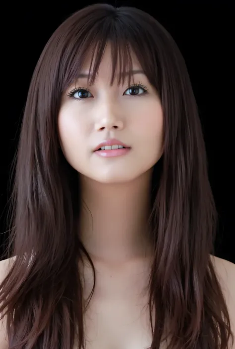 She Wants to Kiss, masterpiece, correct, super detailed, ultra correct, High Quality, Award winning, 最High Quality, 16 kg, perfect anatomy, (Front Map, upper body), ultra high resolution hair, brown hair, long hair, detailed face, realistic textured skin, ...