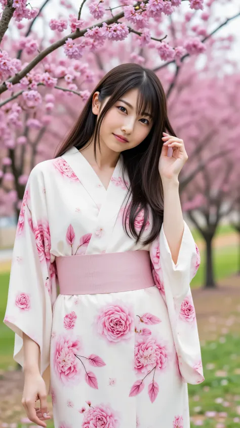 ((( Ultimate Masterpiece)))、(((top quality)))、(((Beauty Painting)))、realistic portrait showing a full body image of a woman、 8k、 Beautiful Woman:20 years old:accurate anatomy、 beautiful face、 beautiful hair、 Beautiful Eyes、 beautiful breasts:F cup、 beautif...