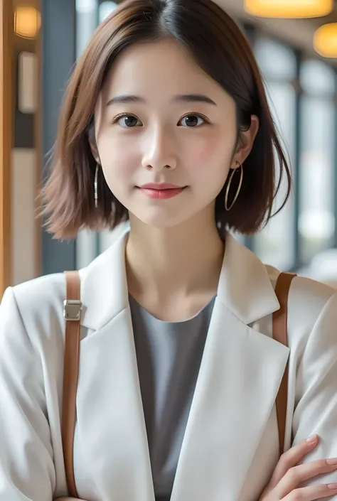       super realistic ,       photorealistic   ,    (Full body image:1.5),  she looks so happy      , shadow,           Global Illumination          , Alone, (Japanese woman in her 20s :1.5),      so beautiful、     Cute Smiles ,    Slim,    brown hair ，　be...