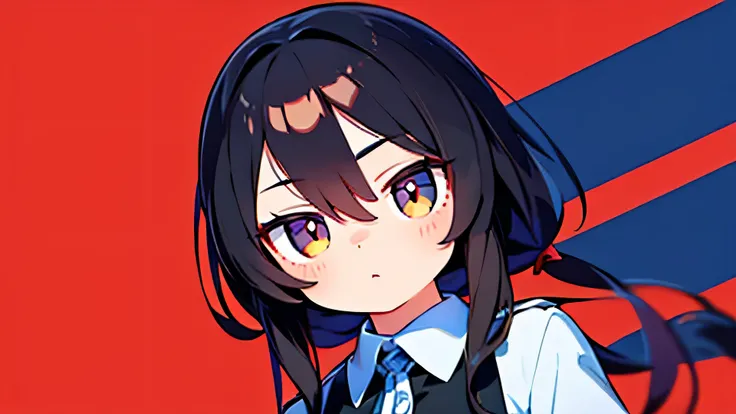Girl　dark eyes　　uniform