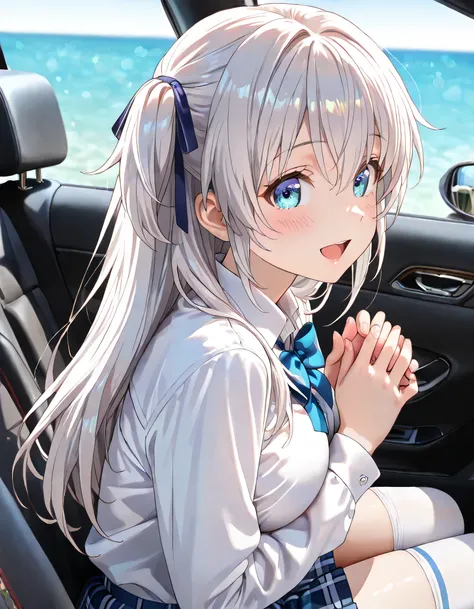 ((ultra-detailed)), (highly detailed CG illustration), (best quality:1.2), ultra-highly detailed, colorful composition, artistic photoshoot, 1girl, solo focus, upper body, moe anime character, girl, round face, rounded chin, short stature, daytime:1.4, dri...