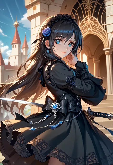 masterpiece, best quality, finely detail, Very detailed, hight resolution, Beautiful detailed eyes, Natural Lip, girl, an exquisitely detailed and beautiful face and eyes and skin, raw photo, young face, cute, slender body, long hair, braided bangs, Plasma...