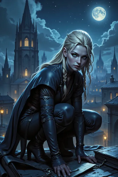 midjourney ,arafed, high details, best quality, 8k, [ultra detailed], masterpiece, best quality, (extremely detailed), dynamic angle, ultra wide shot, RAW, photorealistic, fantasy art, dnd art, rpg art, realistic art, a picture of elf woman, epic fantasy t...