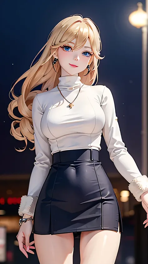(Masterpiece, Ultra High Definition, Ultra High Quality / 8K Quality), A woman with the most beautiful face and body in history, Anime, Slim body, Tall height, Small face, Very large and full breasts, Thin waist, Big hips, Balanced proportions, Shiny hair,...