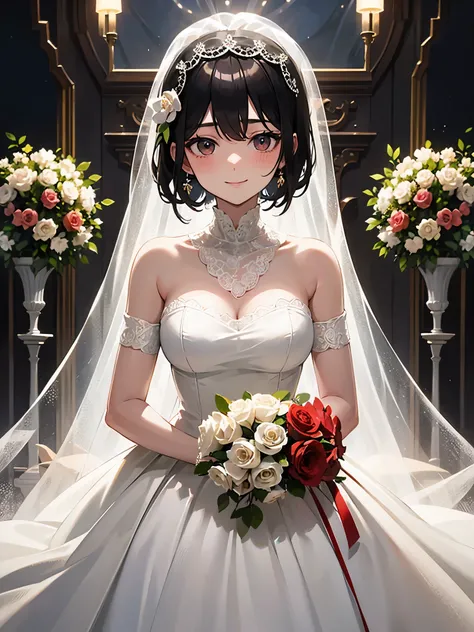 Best quality, ultra detailed, 8k, blush, light smile,