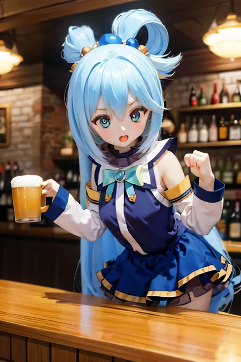 ( younger ) lantern , (Costume) I finished ring a white and blue dress , ( holding ) staff , (stab ) Wealthy, vividな庭園 , () At the bar ( garden ) around her , (Down) Clear blue sk...