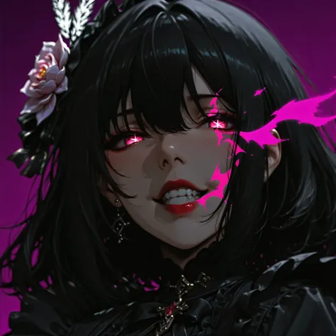 make a profile picture like this but change it into a male anime charecter and you can get refrence from Cid Kageno from anime eminence in the shadow