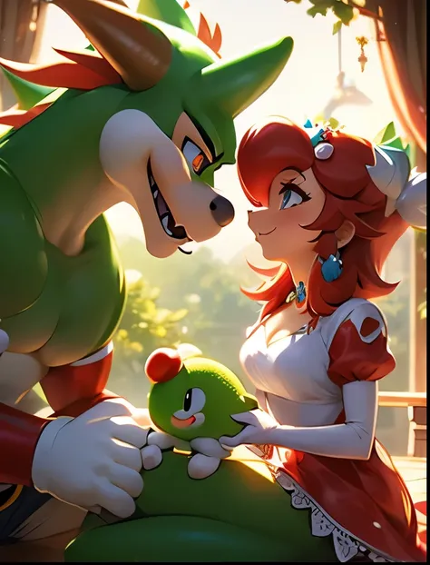 Bowser and Yoshi、Husband and pet、Mario series