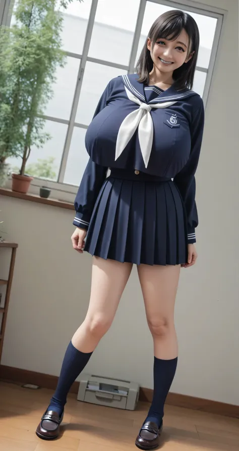 score_9, score_8_superior, score_7_superior, score_6_superior, score_5_superior, score_4_superior, Destroy , Source_anime, Japanese girl,Lily_ Aquarium  , relatively white skin , young woman , black hair, . Her picture frame is slightly split on the right、...