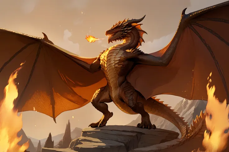 score_9, score_8_up, score_7_up, masterpiece, high quality, BREAK
 <lora:DragonPonyLora:1>dragon, teeth, sharp teeth, wings, monster, scales, horns, claws, tail, breathing fire. standing on a mountain