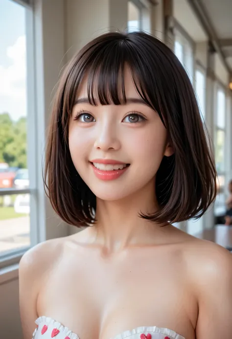 (very detailed}, , {Highest Quality}, {Super High Quality}, {highest resolution}, {{{sharp focus:pupil}}, {{16k}}, {{Realistic and Stunning Portrait of a Japanese High School Student: 2.0}}}, ((bust up:2.0))), {{Happy Smile: 2.0}}, {detailed facial depicti...