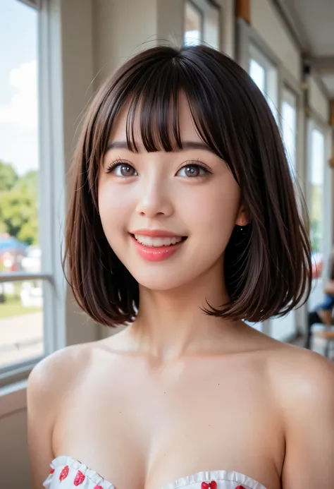 (very detailed}, , {Highest Quality}, {Super High Quality}, {highest resolution}, {{{sharp focus:pupil}}, {{16k}}, {{Realistic and Stunning Portrait of a Japanese High School Student: 2.0}}}, ((bust up:2.0))), {{Happy Smile: 2.0}}, {detailed facial depicti...