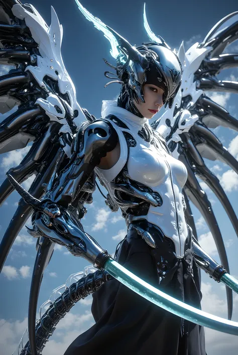 editorial_photography,super_detailed_background,Super_realistic,double_exposure,depth of field,super_slender_skinny vibes,soft_focus bright tone,narrative_scene,ultra-skinny_extraordinary_beautiful_cool_Soldier fused with Mechanical_Wings,mythical,Very_sma...