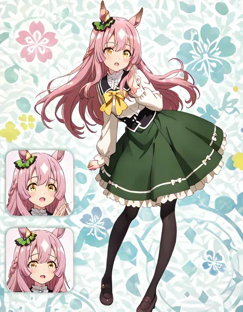 ((ultra-detailed)), (highly detailed CG illustration), (best quality:1.2), ultra-highly detailed, colorful composition, artistic photoshoot, 1girl, solo focus, upper body:1.3, moe anime character,round face, rounded chin:1.2, short stature, styoung, horse ...