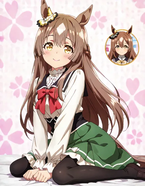 ((ultra-detailed)), (highly detailed CG illustration), (best quality:1.2), ultra-highly detailed, colorful composition, artistic photoshoot, 1girl, solo focus, upper body:1.3, moe anime character,round face, rounded chin:1.2, short stature, styoung, horse ...