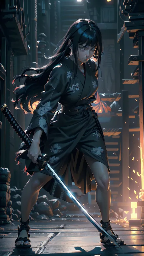 ((masterpiece)), ((best quality)), 1girl, Alone, ((Hinata Hyuga)), ((top quality, ultra-detailed)), ((high resolution, extremely detailed CG, unity 8k wallpaper, by famous artist, perfect anatomy, super detailed skin, cinematic lighting, UHD, retina, anato...