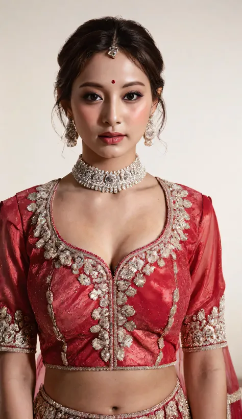 ((full body:1.4)) ,no nsfw,Wide angle, full body, full length image from head to foot ,Photorealistic portrait ((extremely detailed face, sharp facial features, high resolution face details)), ultra HD 8K, ((massive natural breasts)), extreme deep cleavage...