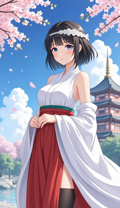 lace blindfold，sakura，Sex hanfu，Cherry blossom petal rain，(( masterpiece:1.2, Best Quality)), Score_9, Score_8_uphosphorus, Score_7_uphosphorus,derphosphorusibooru_phosphorus_95, 
Source code_Japanese Cartoons, very beautiful, Japanese Cartoons screencapho...