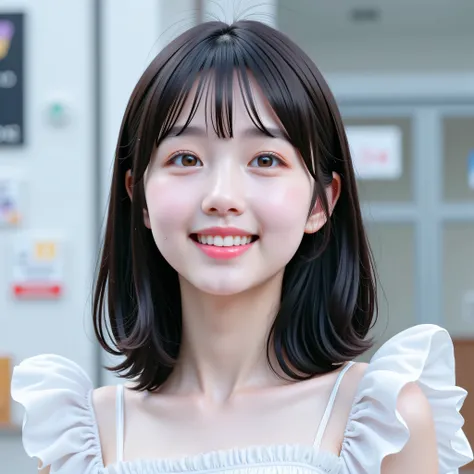 (very detailed}, , {Highest Quality}, {Super High Quality}, {highest resolution}, {{{sharp focus:pupil}}, {{16k}}, {{Realistic and Stunning Portrait of a Japanese High School Student: 2.0}}}, ((bust up:2.0))), {{Happy Smile: 2.0}}, {detailed facial depicti...