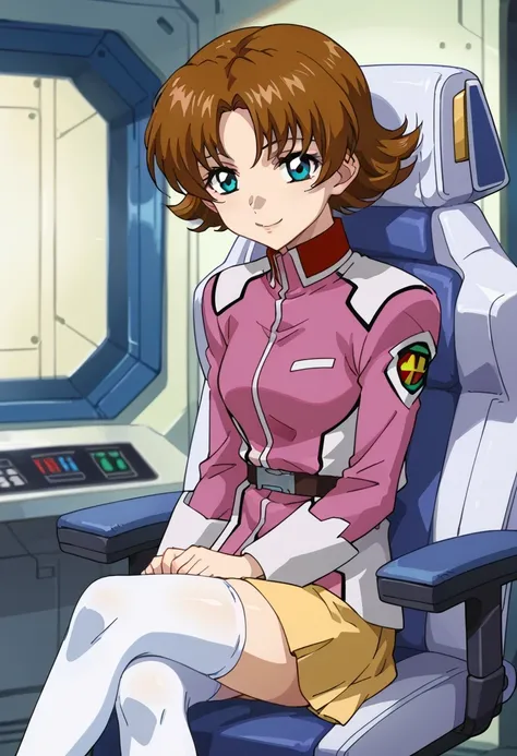 score 9、score 8 up、score 7 up、score 6 up、score 5 up、score 4 up、source anime、傑作、Best quality、Best resolution、Very detailed face、Very detailed eyes、Best image quality、anime coloring、anime screencap、anime screenshot、1girl、<lora:Miriallia_Haw_Gundam_SEED_Pony:...