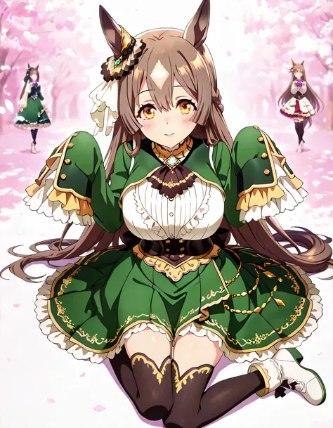 ((ultra-detailed)), (highly detailed CG illustration), (best quality:1.2), ultra-highly detailed, colorful composition, artistic photoshoot, 1girl, solo focus, upper body:1.3, moe anime character,round face, rounded chin:1.2, short stature, styoung, brown ...