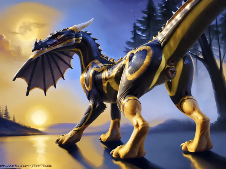 Dragon Booster Beau, a beautiful and detailed portrait of a big female feral, quadruped , dragon , Beau , solo , highest quality, extremely detailed, 4k, 8k, amazing quality, full body, masterpiece, detailed face, perfect face, perfect eyes perfect ass, p...