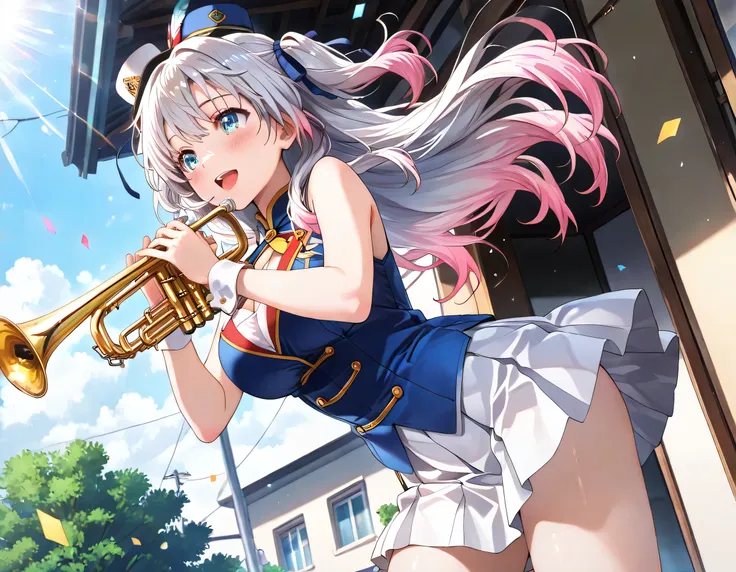 ((ultra-detailed)), (highly detailed CG illustration), (best quality:1.3), ultra-highly detailed, colorful composition, artistic photoshoot, 1girl, solo, moe anime character, Anime-style, harmonious color palette, ethereal ambiance, dainty facial structure...