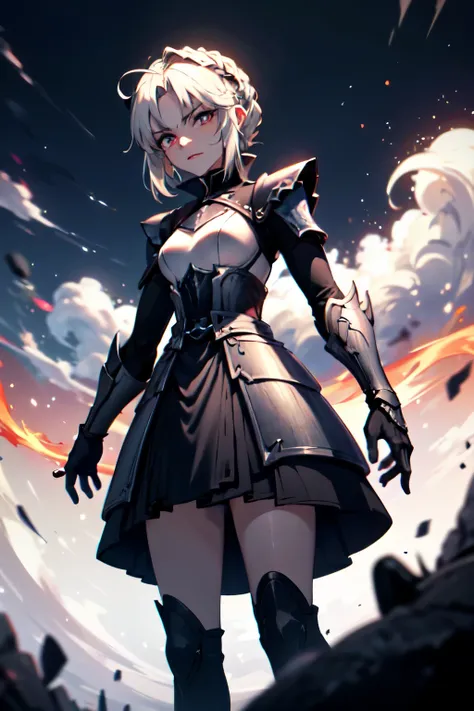 Ebrayn, , the leader of the Custodies, whose mere presence transmits respect and trust. your pale skin, , as if sculpted in marble. His crimson eyes, capable of changing shades depending on the element that dominates at that time, , they reveal both a sup...